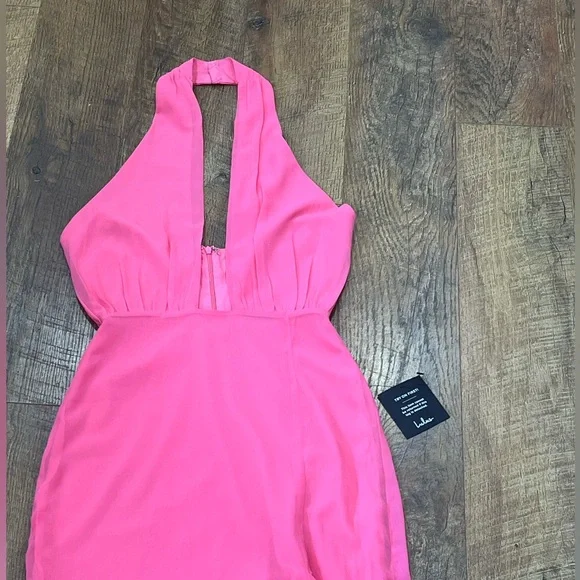 NWT Lulus halter midi dress - Picture 5 of 11